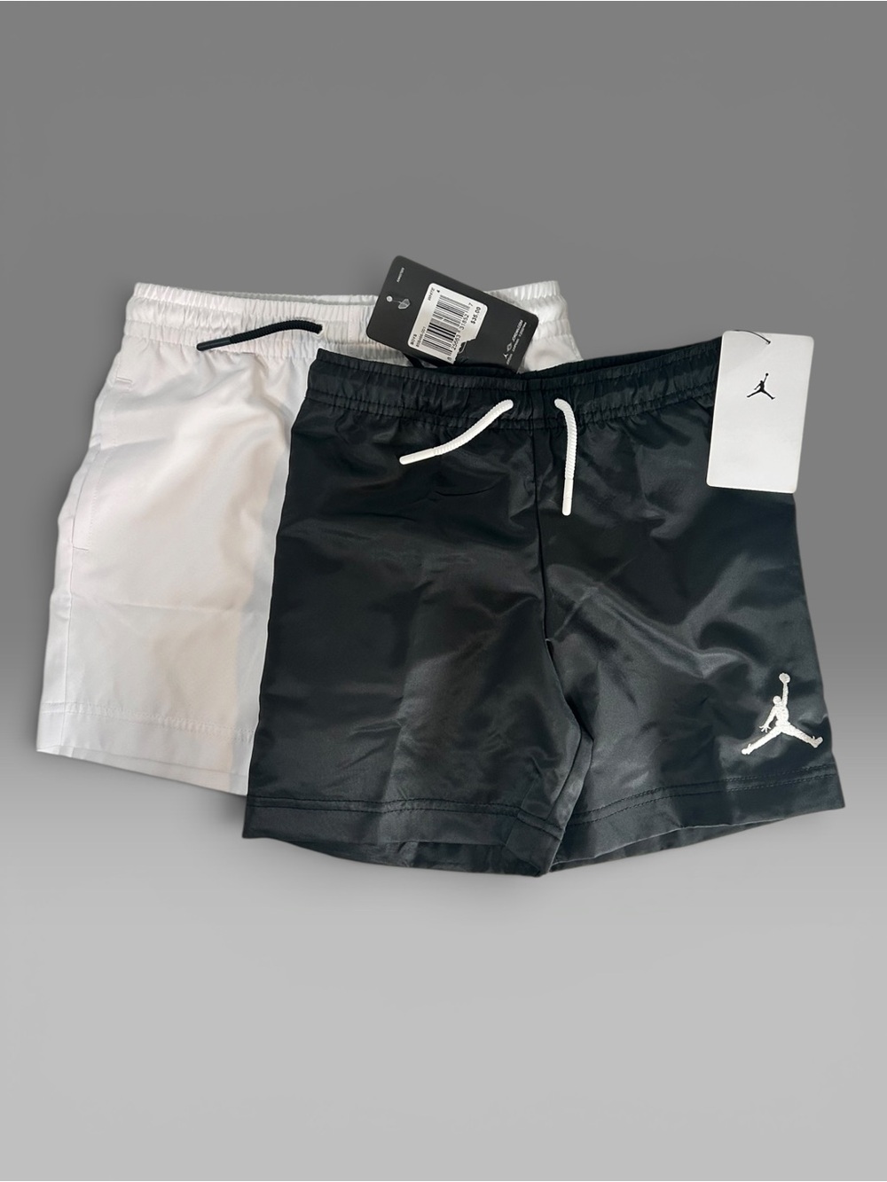 Jordan Boys Jumpman Woven Play Shorts Bundle Size 4 XS Black White 2 Bundle NWT